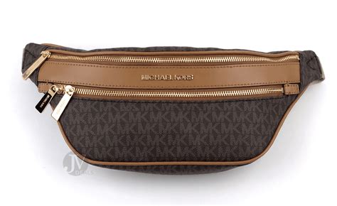 Michael Kors Fanny Pack Belt Bag MK Logo Beige/luggage 